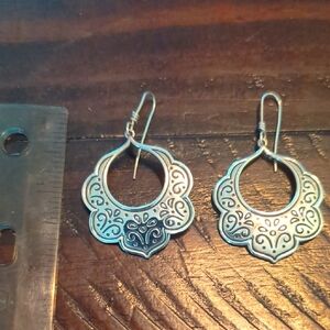 James Avery Retired Floral Earhooks